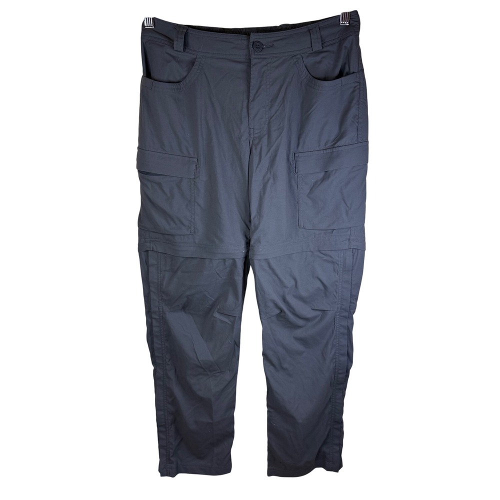 REI Co Op Convertible Hiking‎ Pants Womens Size 10 Gray Zip Off Legs Outdoor